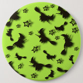 Zu Halloween Abend 3D unter Sternen fliegen Button (Vorderseite)