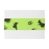 Zu Halloween Abend 3D unter Sternen fliegen Einladungsbanderole (Rückseitenbeispiel)