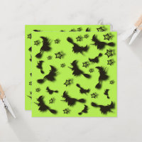 Zu Halloween Abend 3D unter Sternen fliegen