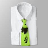 Zu Halloween Abend 3D unter Sternen fliegen Krawatte (Gebunden)