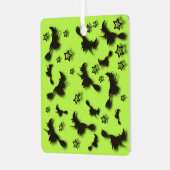 Zu Halloween Abend 3D unter Sternen fliegen Ornament Aus Metall (Vorderseite links)