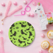 Zu Halloween Abend 3D unter Sternen fliegen Pappteller (Party)