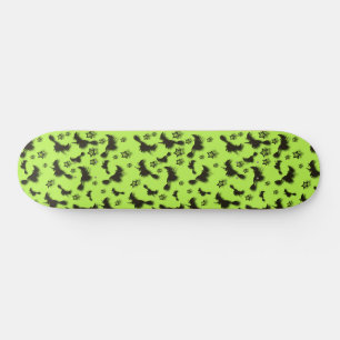 Zu Halloween Abend 3D unter Sternen fliegen Skateboard