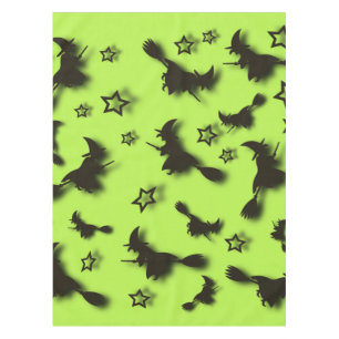 Zu Halloween Abend 3D unter Sternen fliegen Tischdecke