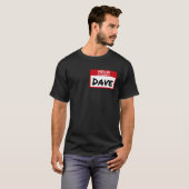 Zu Halloween als Dave T-Shirt (Vorne ganz)
