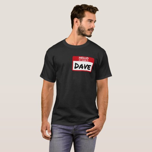 Zu Halloween als Dave T-Shirt (Vorne ganz)