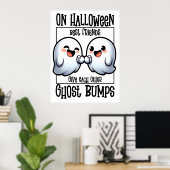 Zu Halloween-Beste Freundinnen geben einander Geis Poster (Heimbüro)
