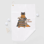Zu Halloween Cat Lover Classic T - Shirt gebucht Golfhandtuch (Insitu)