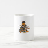 Zu Halloween Cat Lover Classic T - Shirt gebucht Kaffeetasse (Mittel)