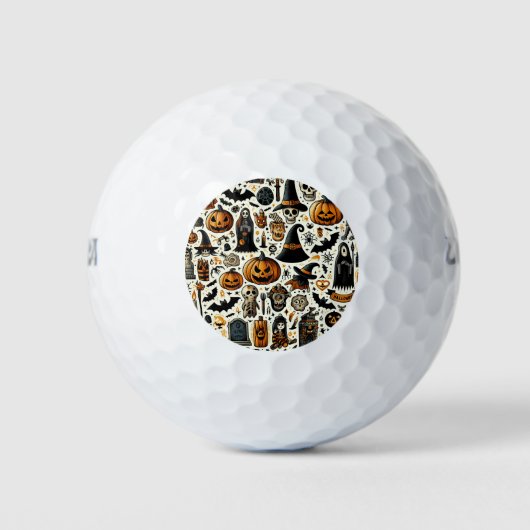 zu Halloween ein Gedenkgolf Golfball (Vorderseite)