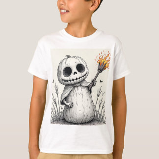 zu Halloween ein T - Shirt für Kinder