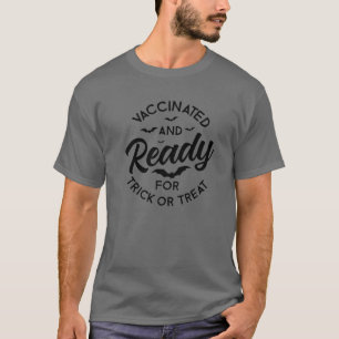 zu Halloween geimpft und für Trick oder Leckereien T-Shirt