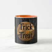 Zu Halloween Gold Skulls & Champagne Trick oder Tr Tasse (Zentrum)
