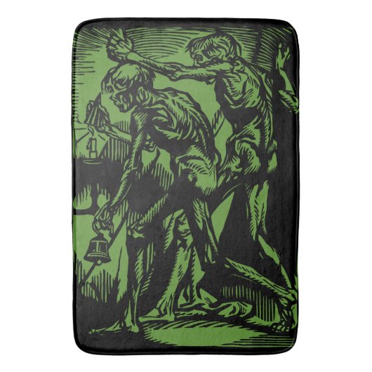 Zu Halloween-Horror toter Bergleute Badematte (Vorderseite Vertikal)