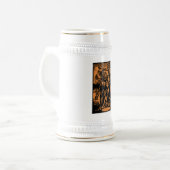 Zu Halloween-Horror toter Bergleute Bierglas (Vorderseite Links)