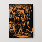 Zu Halloween-Horror toter Bergleute Button (Vorderseite)