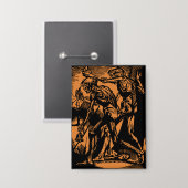 Zu Halloween-Horror toter Bergleute Button (Vorderseite/Rückseite)