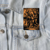 Zu Halloween-Horror toter Bergleute Button (Insitu)