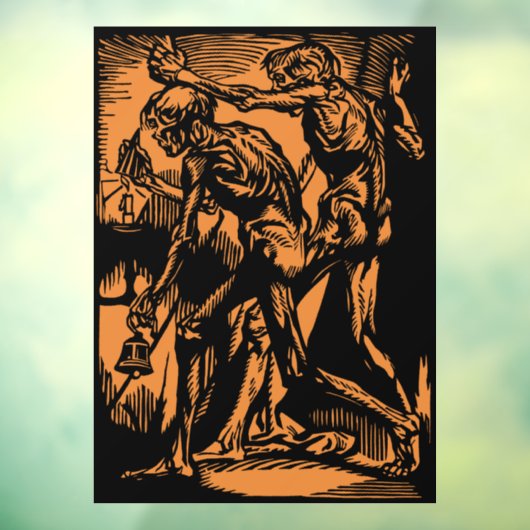 Zu Halloween-Horror toter Bergleute Fensteraufkleber (Blatt 3)