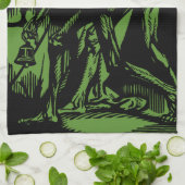 Zu Halloween-Horror toter Bergleute Geschirrtuch (Gefaltet)