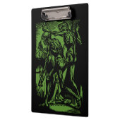 Zu Halloween-Horror toter Bergleute Klemmbrett (Links)