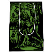 Zu Halloween-Horror toter Bergleute Mittlere Geschenktüte (Rückseite)