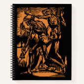 Zu Halloween-Horror toter Bergleute Notizblock (Vorderseite)