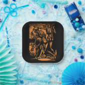 Zu Halloween-Horror toter Bergleute Pappteller (Party)