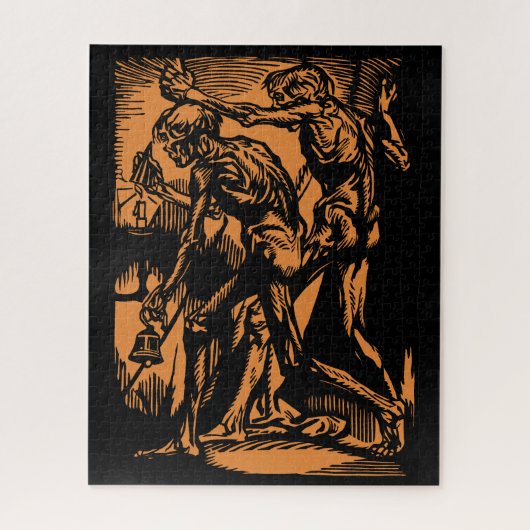 Zu Halloween-Horror toter Bergleute Puzzle (Vertikal)