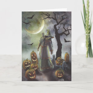 Zu Halloween ist ein gemütlicher Spaziergang. Karte