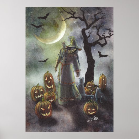 Zu Halloween ist ein gemütlicher Spaziergang. Poster (Vorne)