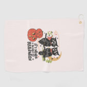 Zu Halloween ist es nie zu früh Golfhandtuch (Horizontal)