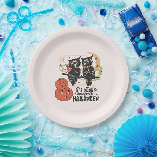 Zu Halloween ist es nie zu früh Pappteller (Party)