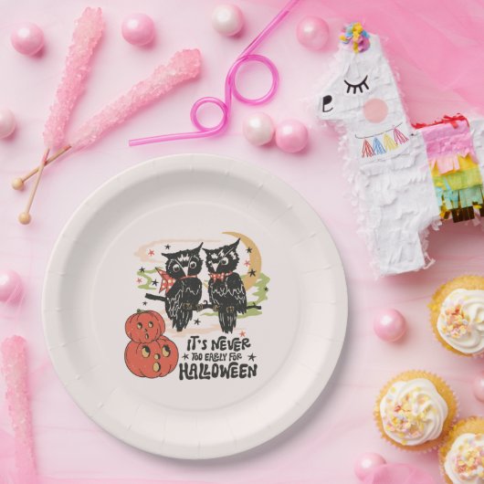 Zu Halloween ist es nie zu früh Pappteller (Party)