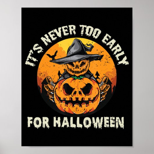 Zu Halloween ist es nie zu früh Poster (Vorne)