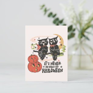 Zu Halloween ist es nie zu früh Postkarte