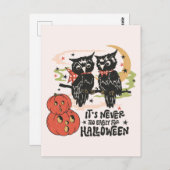 Zu Halloween ist es nie zu früh Postkarte (Vorne/Hinten)