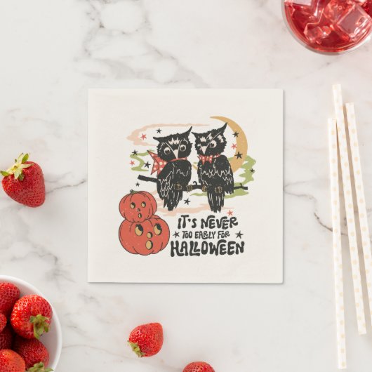 Zu Halloween ist es nie zu früh Serviette (Beispiel)