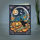 Zu Halloween Karte