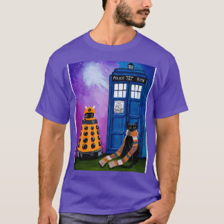 zu Halloween-Katzen verkleidet T-Shirt