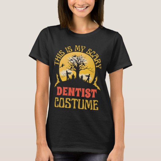 Zu Halloween-Kostüm von Beängstigenden Zahnärzten T-Shirt (Vorderseite)