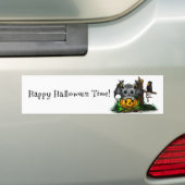 zu Halloween , Niedlichem Fleet und Raven gewartet Autoaufkleber (Auf Auto)