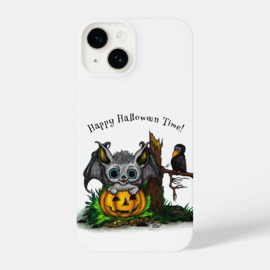 zu Halloween , Niedlichem Fleet und Raven gewartet iPhone Hülle (Rückseite)