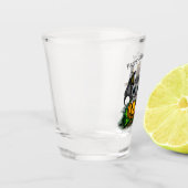 zu Halloween , Niedlichem Fleet und Raven gewartet Schnapsglas (Links)