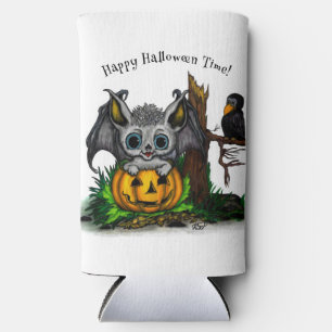 zu Halloween , Niedlichem Fleet und Raven gewartet Selters Dosenkühler