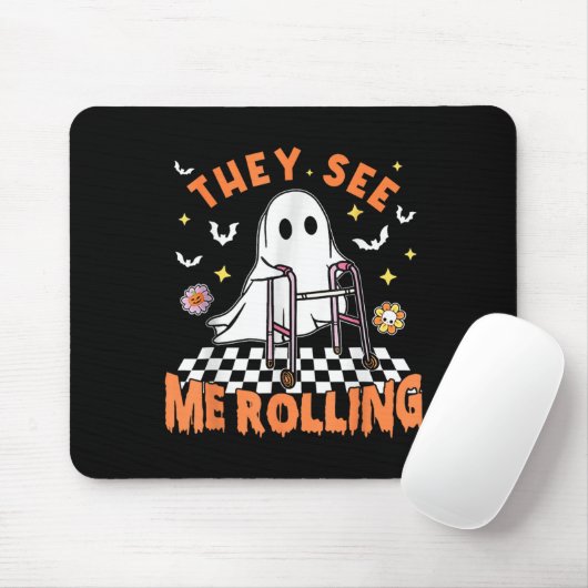Zu Halloween sehen sie, wie ich die Spo rollte Mousepad (Mit Mouse)