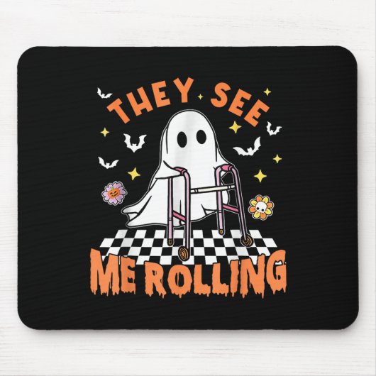 Zu Halloween sehen sie, wie ich die Spo rollte Mousepad (Vorne)