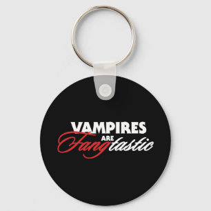 Zu Halloween sind Vampire fangtastisch Schlüsselanhänger