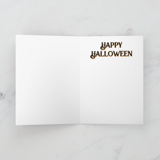 Zu Halloween tanzt die Erntezeit des Mondes. Karte (Innenseite)