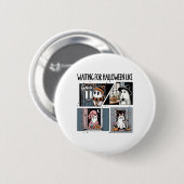 Zu Halloween wie Niedliches Ghost-Kaffeepferd gewa Button (Vorne & Hinten)